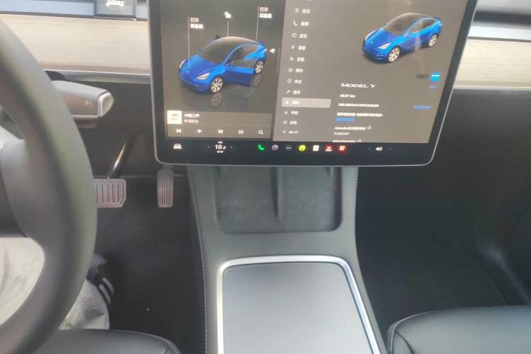 Used Tesla Model Y 2022 Revised Version Rear-Wheel Drive Audio And AC Panel