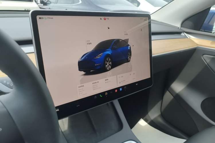 Used Tesla Model Y 2022 Rear-Wheel-Drive Version Audio And AC Panel