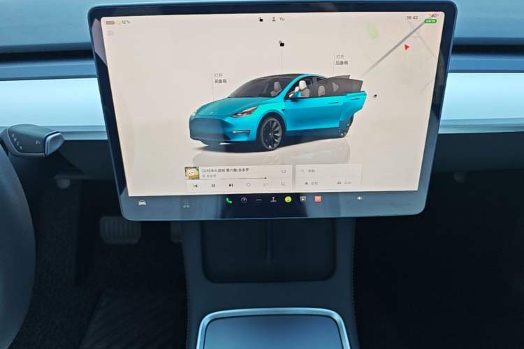 Used Tesla Model Y 2022 Rear-Wheel-Drive Version Audio And AC Panel