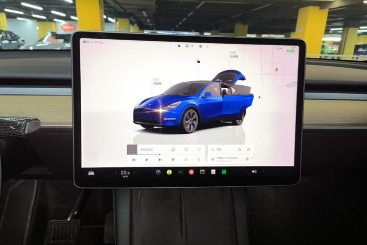 Used Tesla Model Y 2022 Rear-Wheel-Drive Version Audio And AC Panel