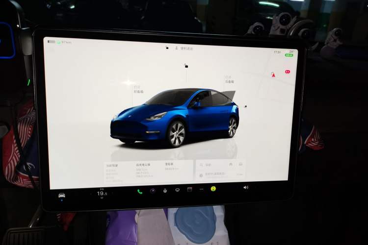 Used Tesla Model Y 2022 Revised Version Rear-Wheel Drive Audio And AC Panel