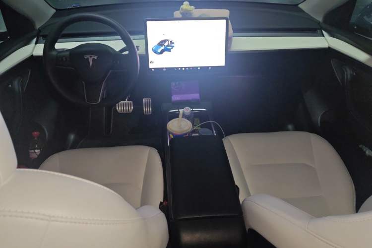 Used Tesla Model Y 2022 Performance High-Performance All-Wheel-Drive Version Center Console