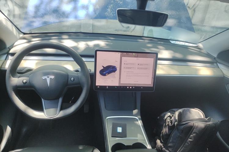 Used Tesla Model Y 2022 Revised Version Long-Range All-Wheel Drive Center Console