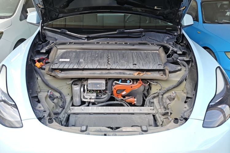 Used Tesla Model Y 2022 Revised Version Rear-Wheel Drive Engine Bay