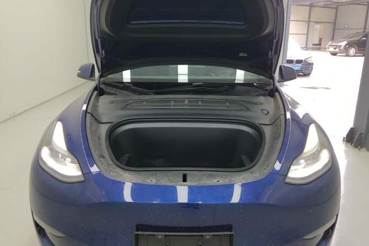 Used Tesla Model Y 2022 Revised Version Long-Range All-Wheel Drive Engine Bay