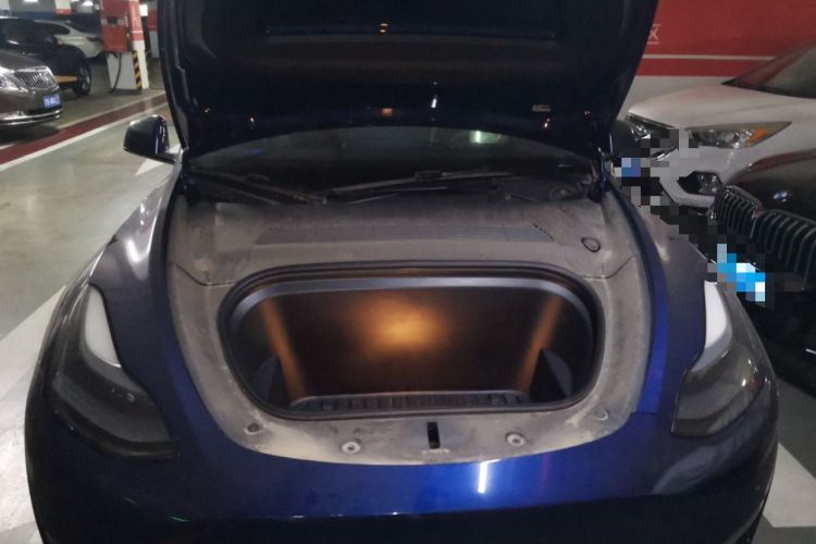Used Tesla Model Y 2022 Revised Version Long-Range All-Wheel Drive Engine Bay