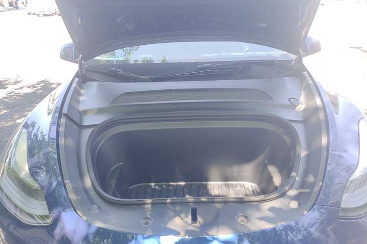 Used Tesla Model Y 2022 Revised Version Long-Range All-Wheel Drive Engine Bay
