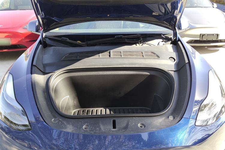 Used Tesla Model Y 2022 Long-Range All-Wheel-Drive Version Engine Bay