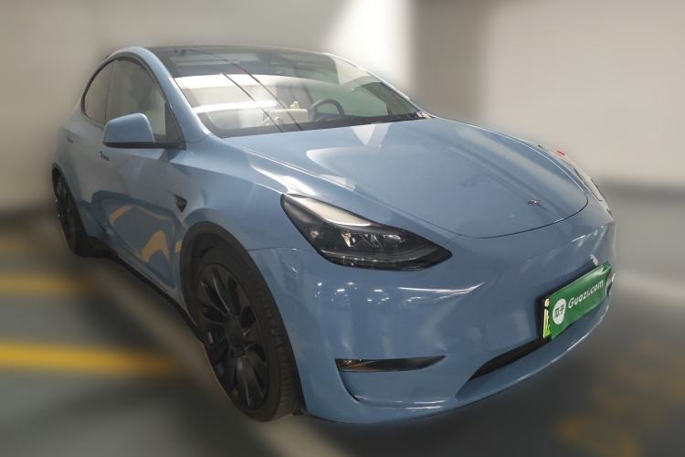 Used Tesla Model Y 2022 Performance High-Performance All-Wheel-Drive Version Front Right 45 Deg