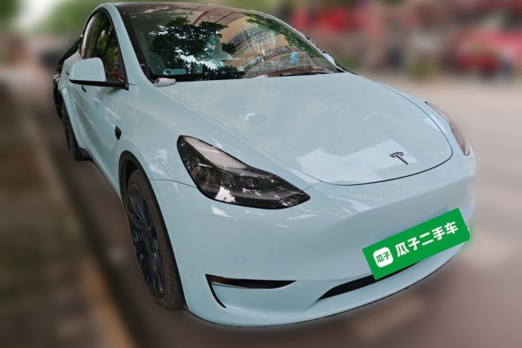 Used Tesla Model Y 2022 Performance High-Performance All-Wheel-Drive Version Front Right 45 Deg