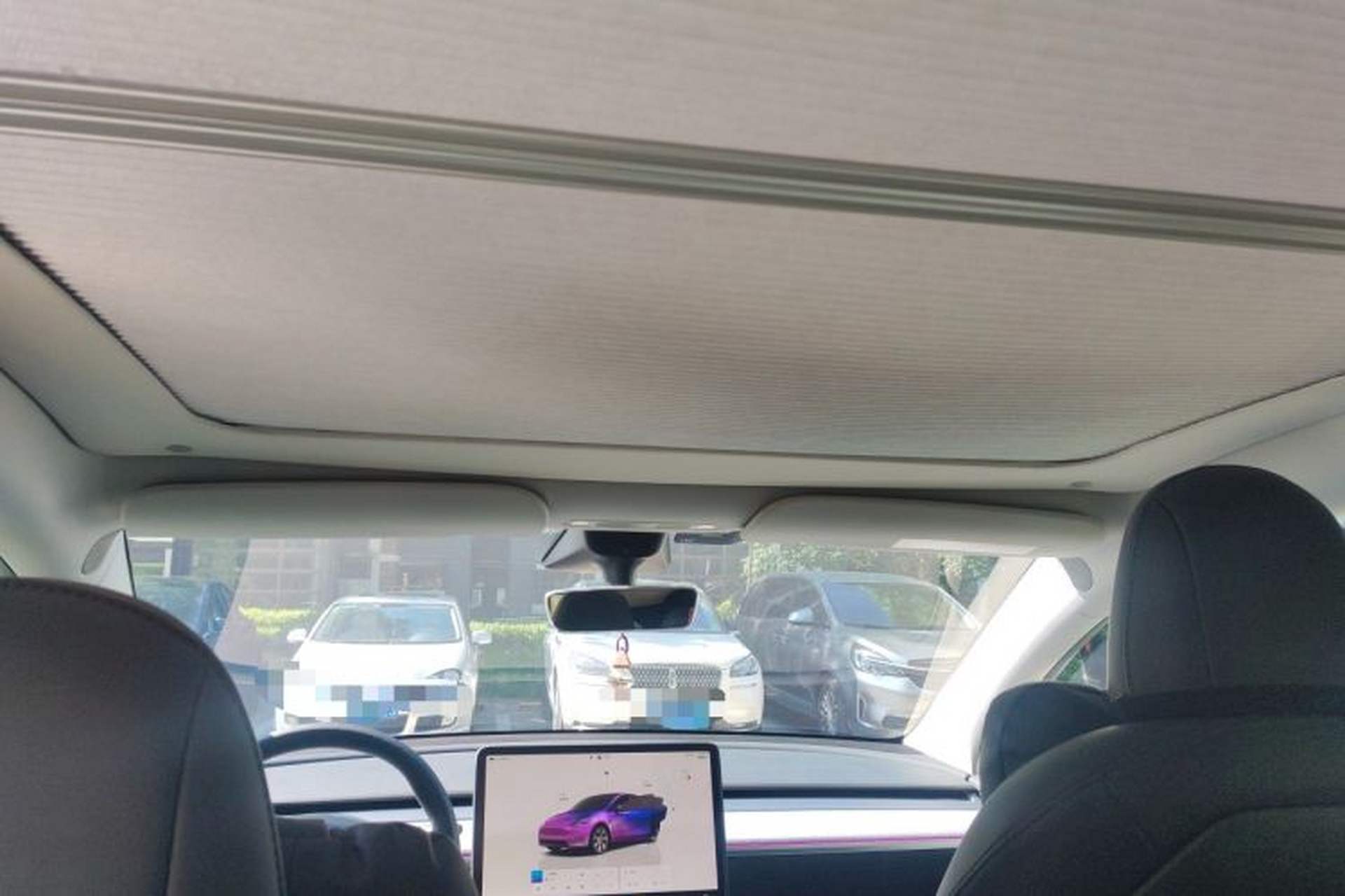 Used Tesla Model Y 2022 Long-Range All-Wheel-Drive Version Headliner