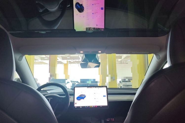 Used Tesla Model Y 2022 Revised Version Long-Range All-Wheel Drive Headliner