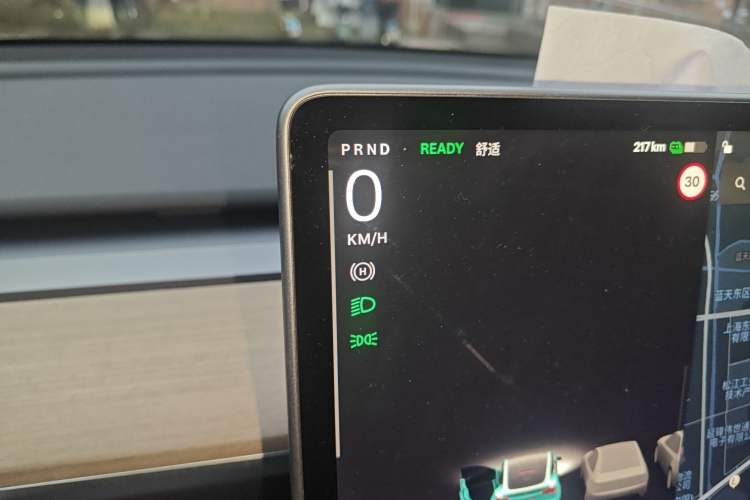 Used Tesla Model Y 2022 Long-Range All-Wheel-Drive Version Instrument Cluster