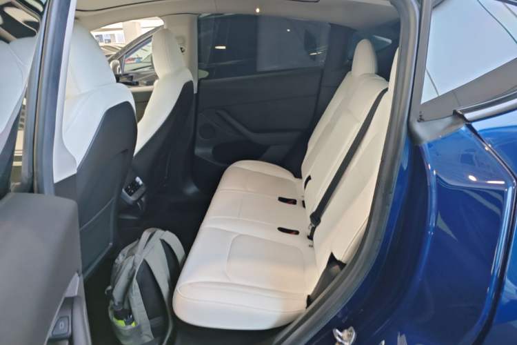 Used Tesla Model Y 2022 Performance High-Performance All-Wheel-Drive Version Left Rear Seat