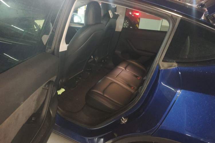 Used Tesla Model Y 2022 Long-Range All-Wheel-Drive Version Left Rear Seat
