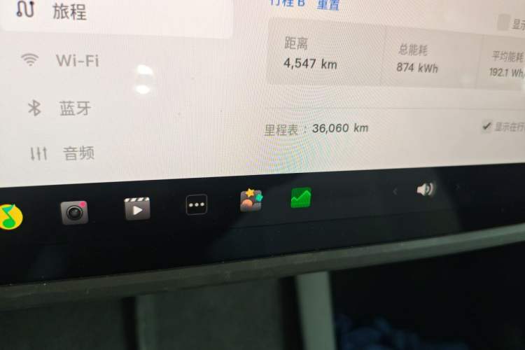 Used Tesla Model Y 2022 Performance High-Performance All-Wheel-Drive Version Odometer Close Up