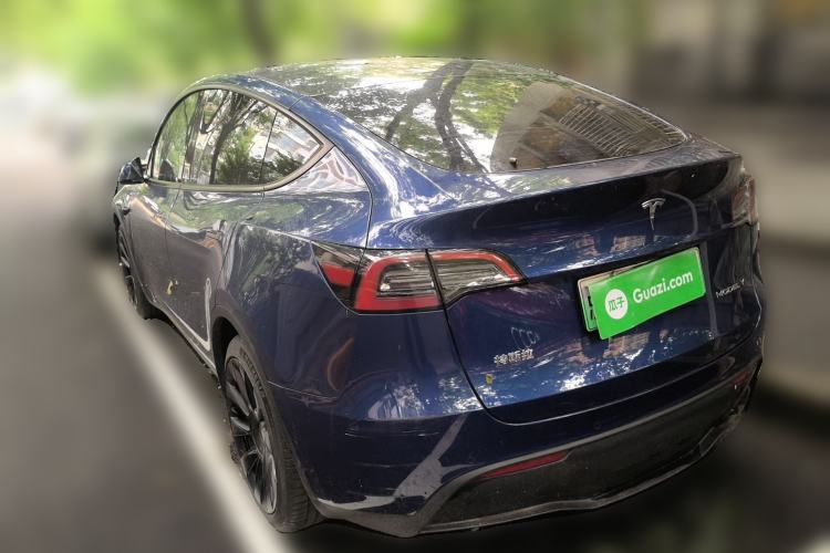 Used Tesla Model Y 2022 Rear-Wheel-Drive Version Rear Left 45 Deg