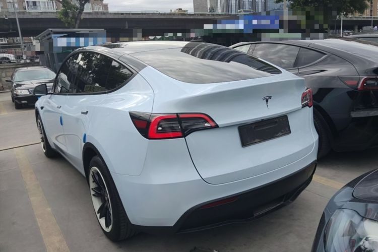 Used Tesla Model Y 2022 Revised Version Rear-Wheel Drive Rear Left 45 Deg