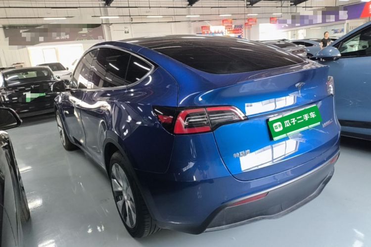 Used Tesla Model Y 2022 Long-Range All-Wheel-Drive Version Rear Left 45 Deg