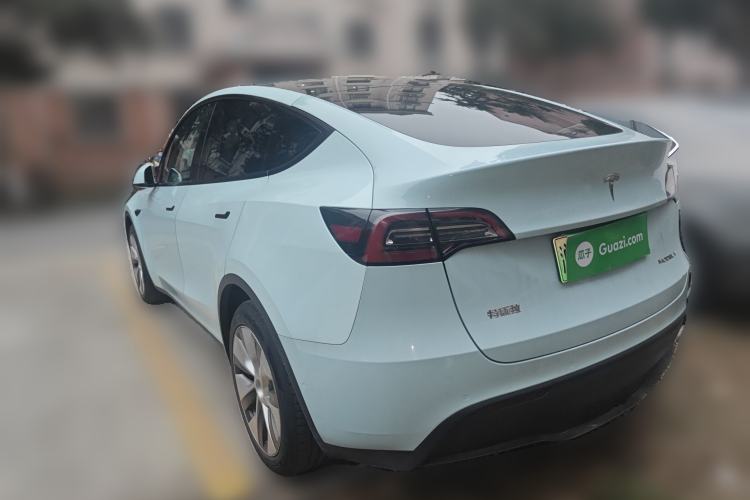 Used Tesla Model Y 2022 Long-Range All-Wheel-Drive Version Rear Left 45 Deg