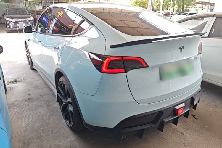 Used Tesla Model Y 2022 Revised Version Rear-Wheel Drive Rear Left 45 Deg