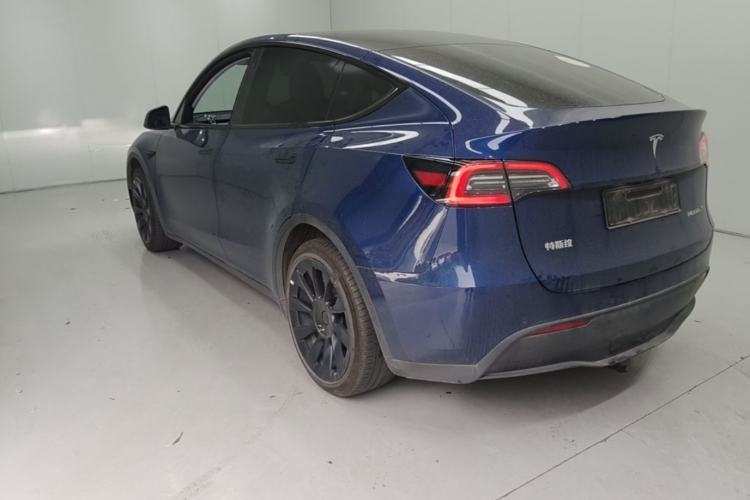 Used Tesla Model Y 2022 Revised Version Long-Range All-Wheel Drive Rear Left 45 Deg