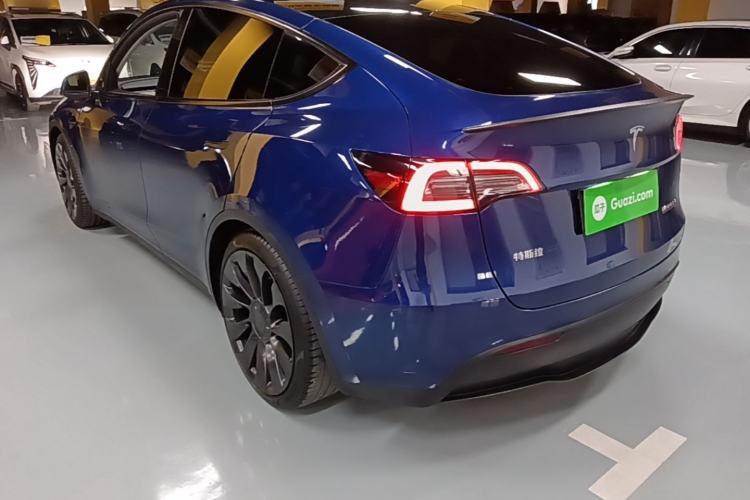 Used Tesla Model Y 2022 Performance High-Performance All-Wheel-Drive Version Rear Left 45 Deg