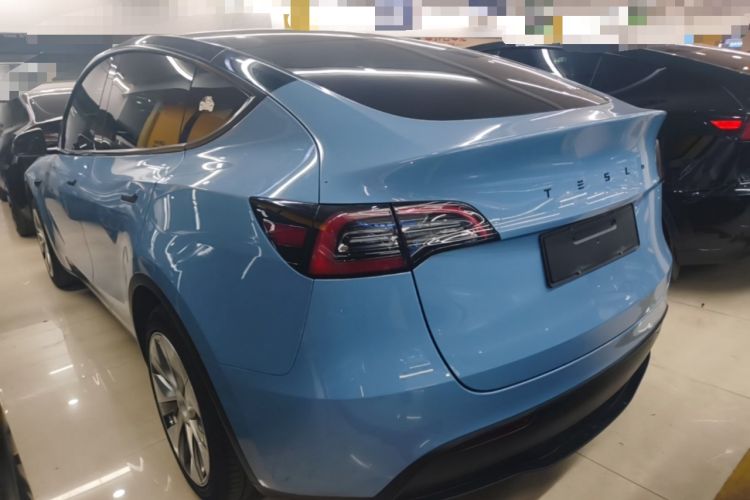 Used Tesla Model Y 2022 Revised Version Rear-Wheel Drive Rear Left 45 Deg