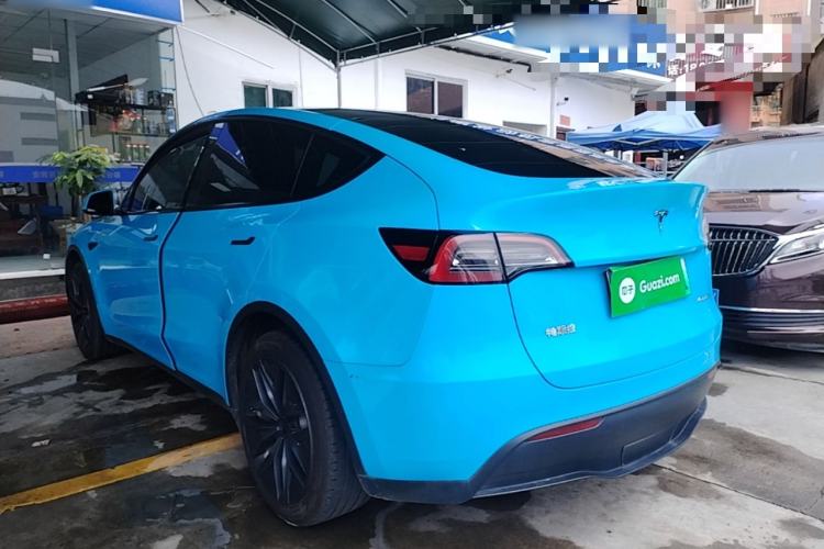 Used Tesla Model Y 2022 Revised Version Rear-Wheel Drive Rear Left 45 Deg