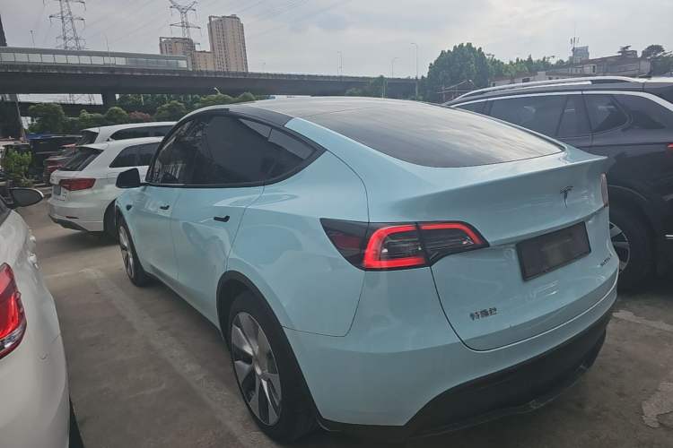 Used Tesla Model Y 2022 Revised Version Rear-Wheel Drive Rear Left 45 Deg