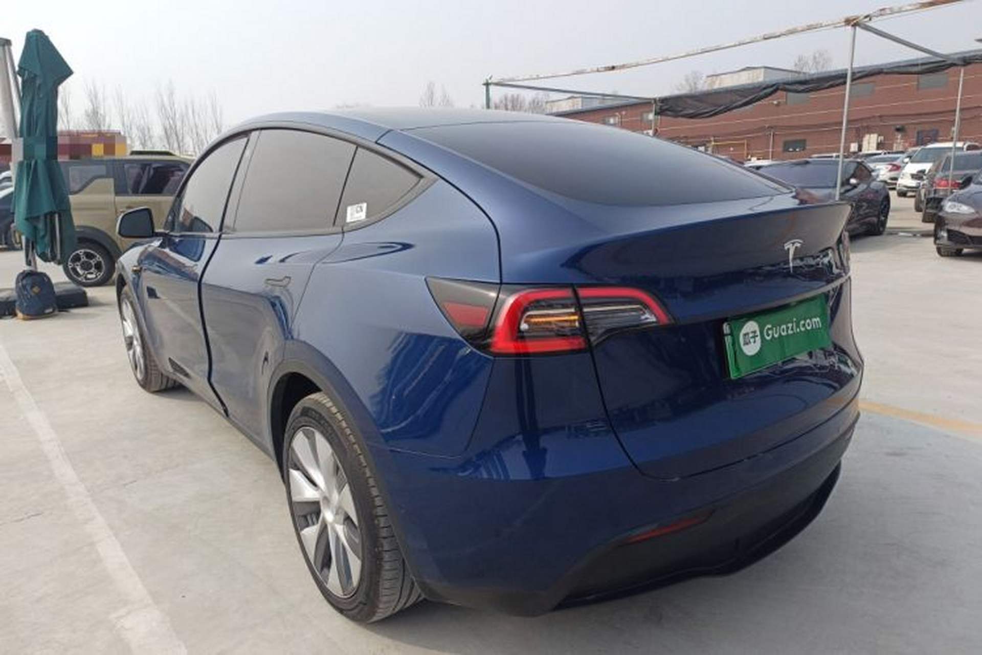 Used Tesla Model Y 2022 Rear-Wheel-Drive Version Rear Left 45 Deg