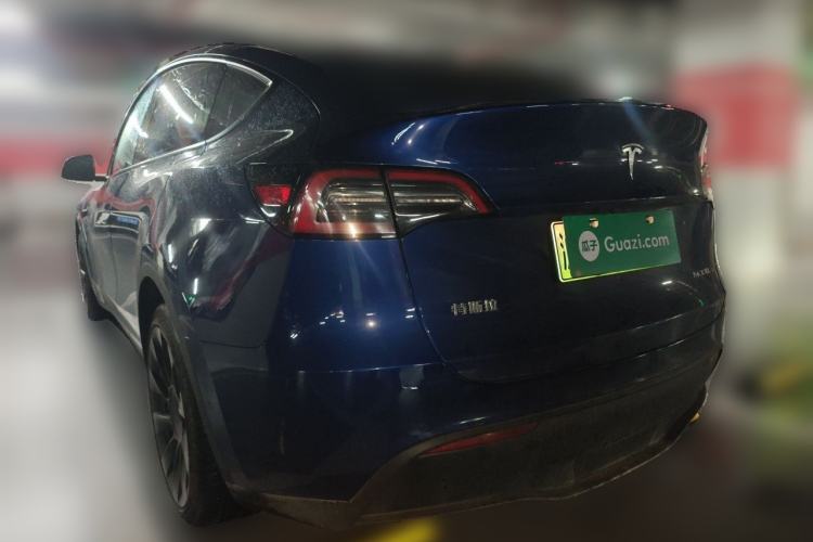 Used Tesla Model Y 2022 Long-Range All-Wheel-Drive Version Rear Left 45 Deg
