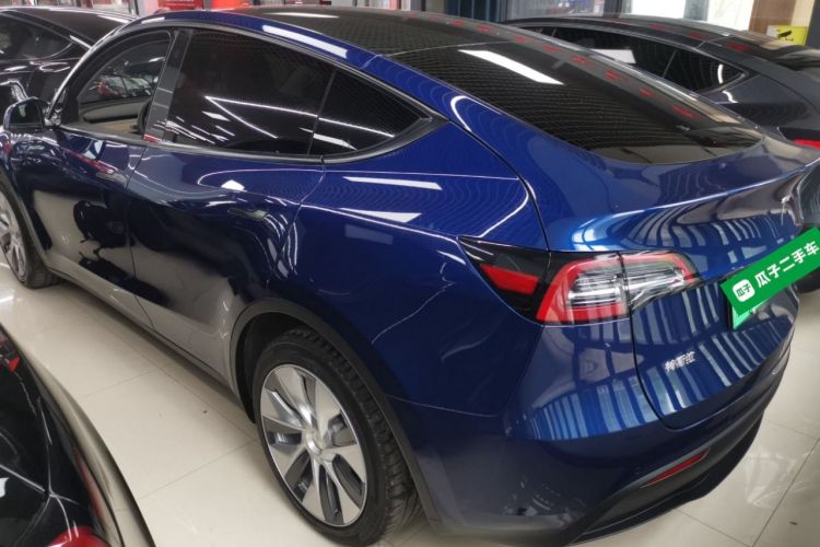 Used Tesla Model Y 2022 Rear-Wheel-Drive Version Rear Left 45 Deg