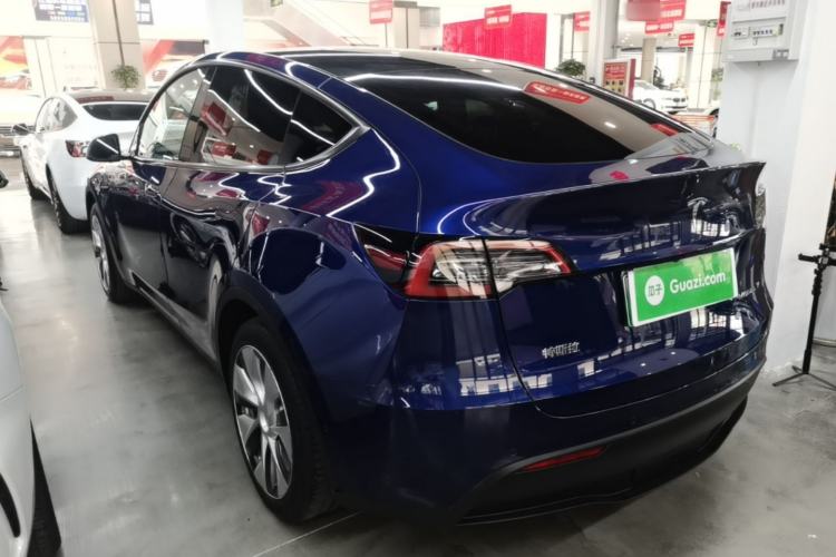 Used Tesla Model Y 2022 Rear-Wheel-Drive Version Rear Left 45 Deg