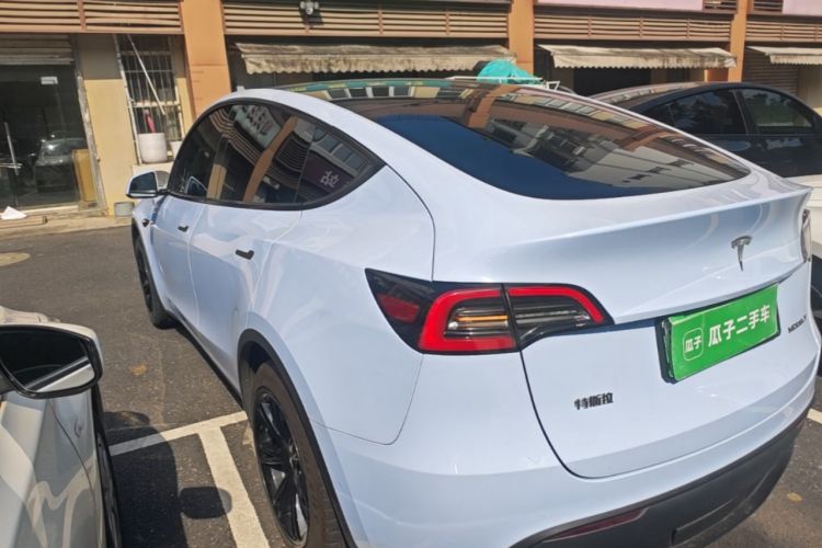 Used Tesla Model Y 2022 Revised Version Rear-Wheel Drive Rear Left 45 Deg