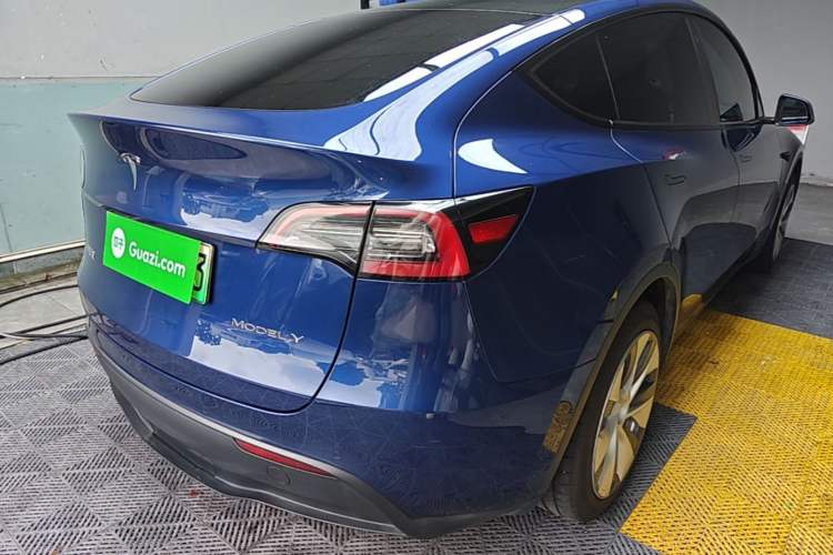 Used Tesla Model Y 2022 Revised Version Rear-Wheel Drive Rear Right 45 Deg
