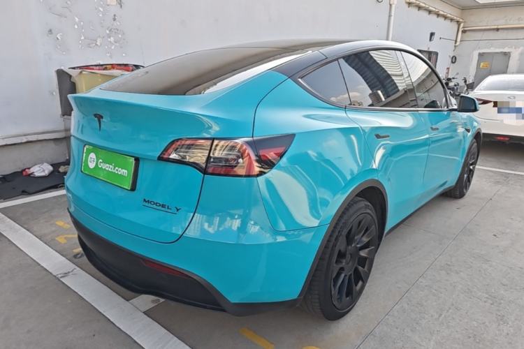 Used Tesla Model Y 2022 Rear-Wheel-Drive Version Rear Right 45 Deg