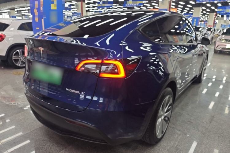Used Tesla Model Y 2022 Long-Range All-Wheel-Drive Version Rear Right 45 Deg