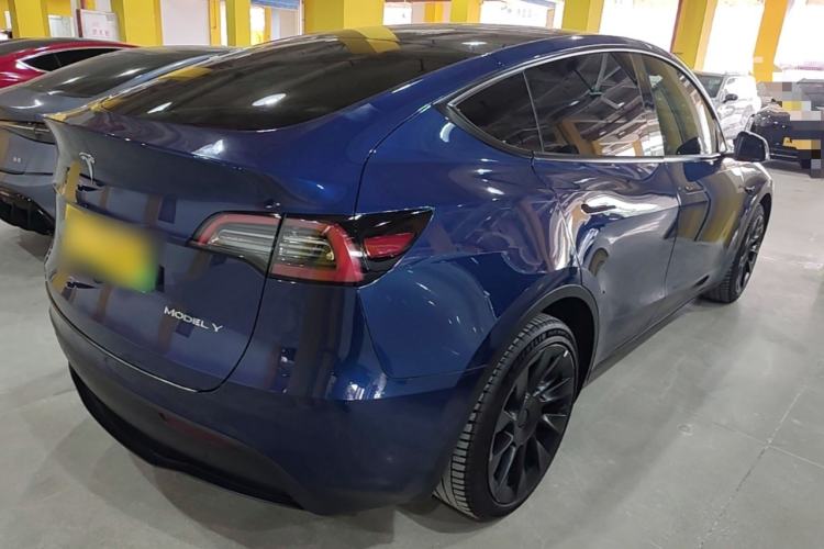 Used Tesla Model Y 2022 Revised Version Long-Range All-Wheel Drive Rear Right 45 Deg