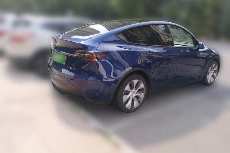 Used Tesla Model Y 2022 Revised Version Rear-Wheel Drive Rear Right 45 Deg