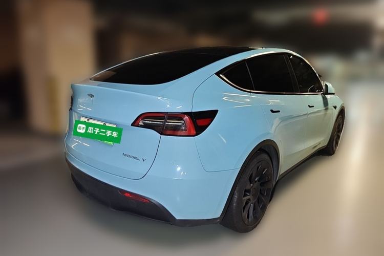 Used Tesla Model Y 2022 Rear-Wheel-Drive Version Rear Right 45 Deg