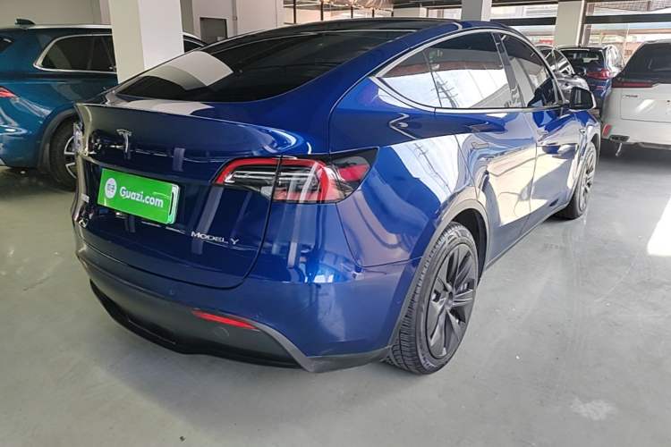Used Tesla Model Y 2022 Revised Version Rear-Wheel Drive Rear Right 45 Deg