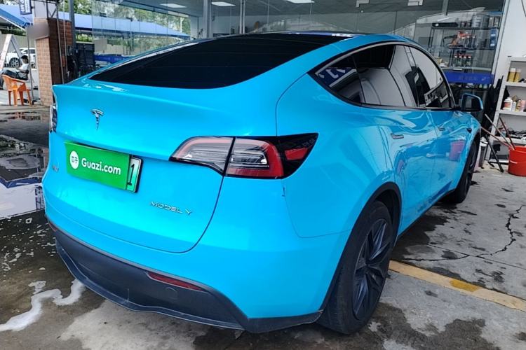 Used Tesla Model Y 2022 Revised Version Rear-Wheel Drive Rear Right 45 Deg