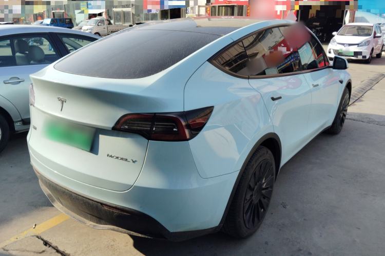 Used Tesla Model Y 2022 Revised Version Rear-Wheel Drive Rear Right 45 Deg