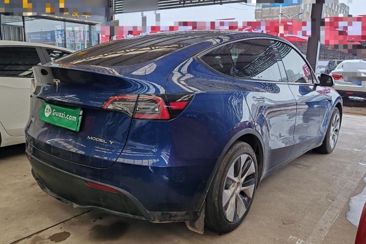 Used Tesla Model Y 2022 Revised Version Rear-Wheel Drive Rear Right 45 Deg