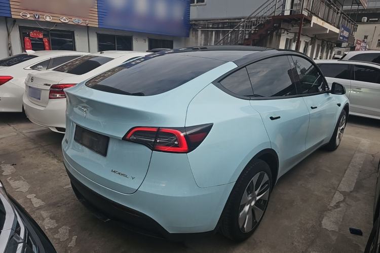 Used Tesla Model Y 2022 Revised Version Rear-Wheel Drive Rear Right 45 Deg