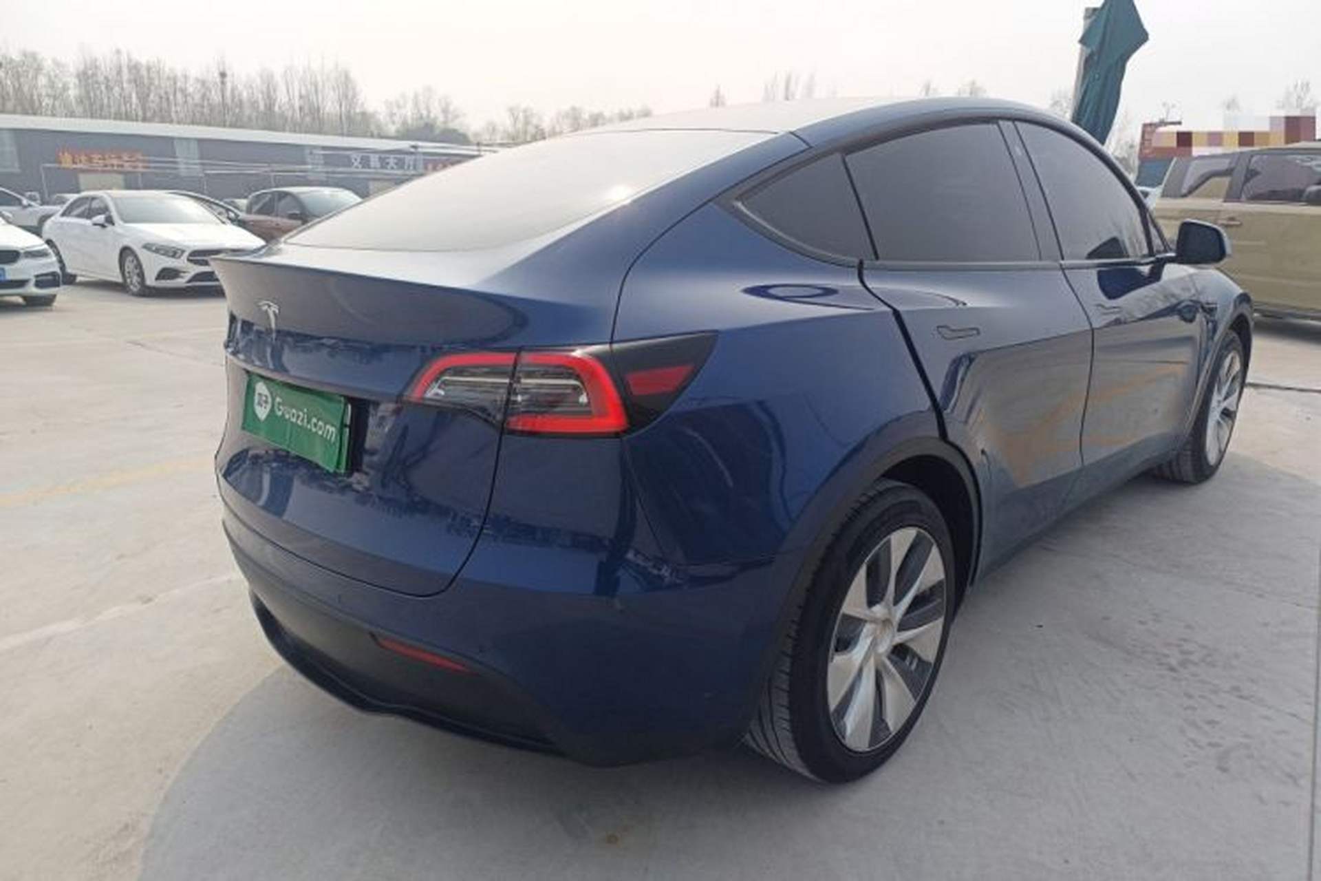 Used Tesla Model Y 2022 Rear-Wheel-Drive Version Rear Right 45 Deg