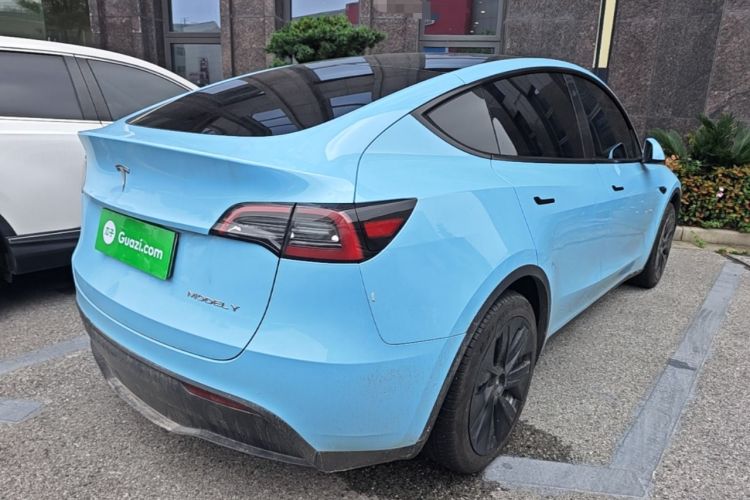 Used Tesla Model Y 2022 Revised Version Rear-Wheel Drive Rear Right 45 Deg