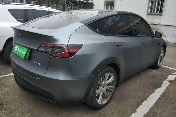 Used Tesla Model Y 2022 Revised Version Rear-Wheel Drive Rear Right 45 Deg