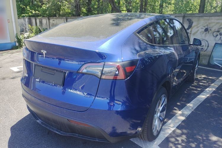 Used Tesla Model Y 2022 Revised Version Long-Range All-Wheel Drive Rear Right 45 Deg